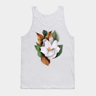 Magnolia with leaves Tank Top